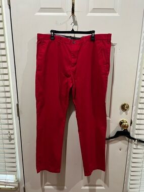 Tommy Hilfiger Red Men's Chinos